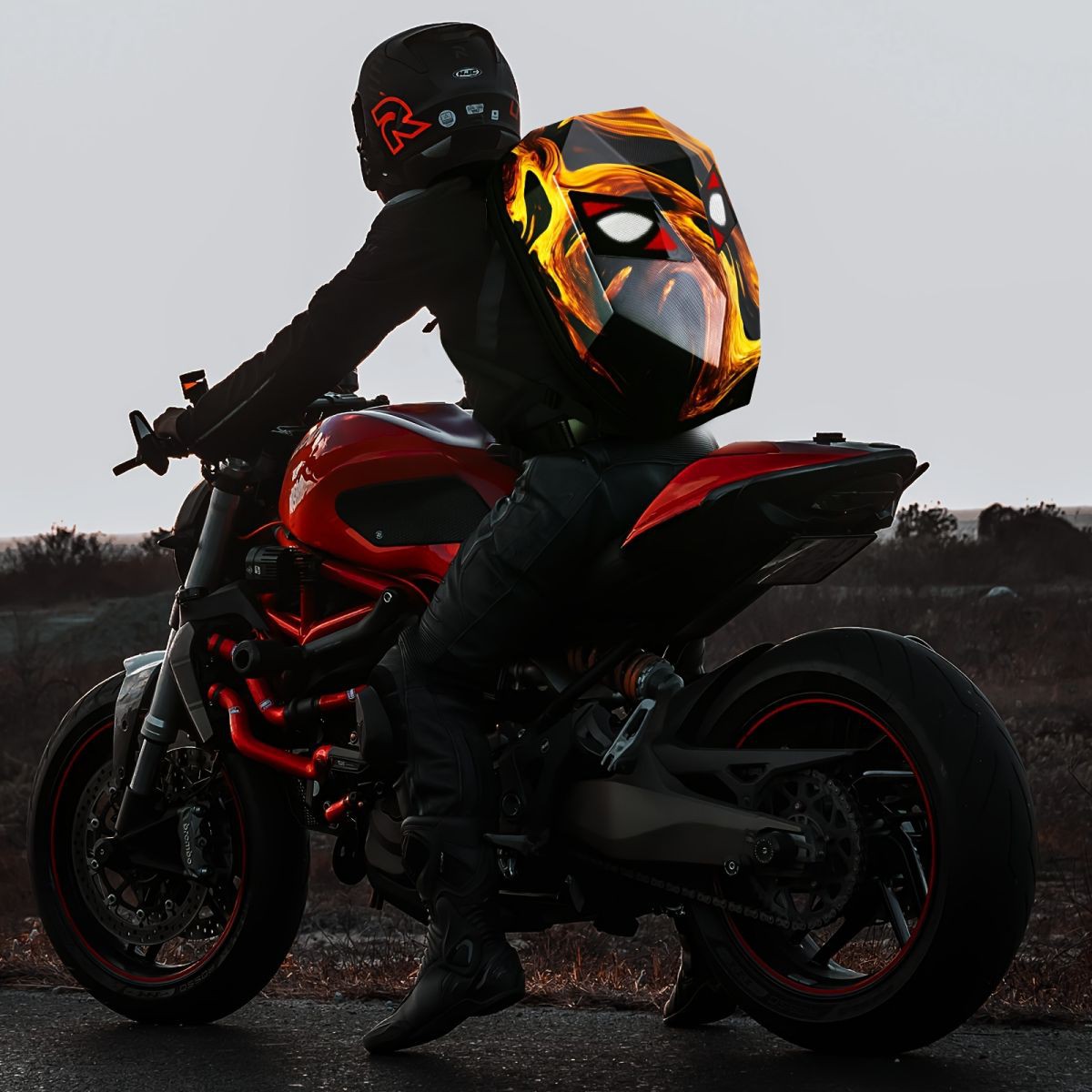 led motorcycle backpack 3 led motorcycle backpack 3